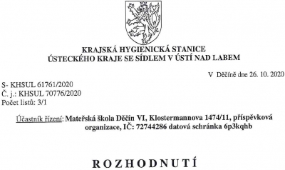 Dodržování karanténních opatření