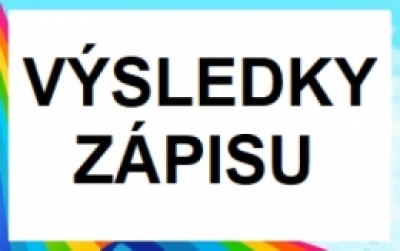 Výsledky zápisu pro školní rok 2025/2026